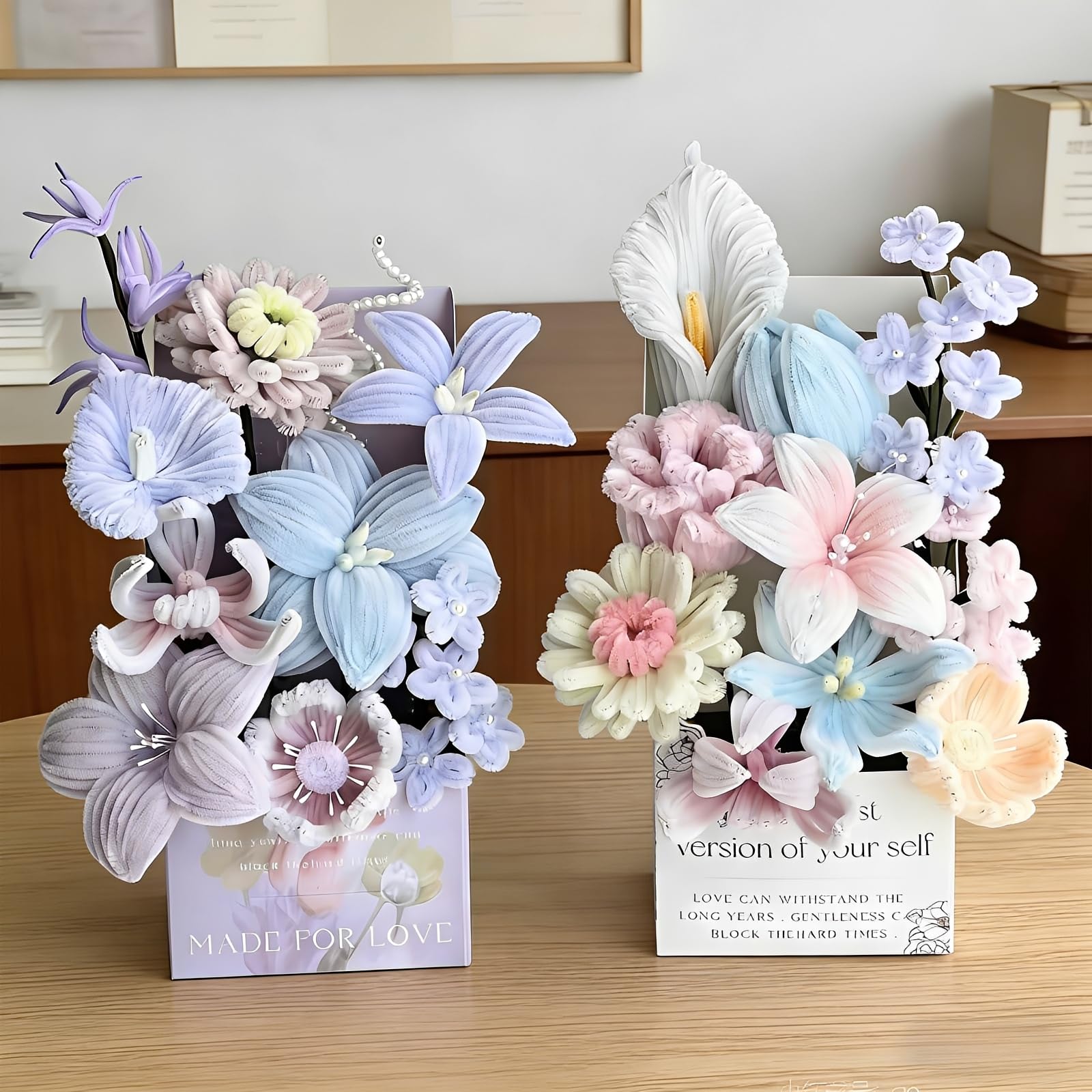 Amazon | モールフラワー 手芸モール キット【複数の色から選択可能